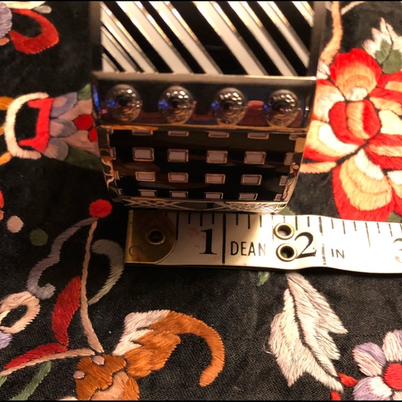 Gorgeous Coach Black Silver White Geometric Type Design Bangle Bracelet - Picture 7 of 7